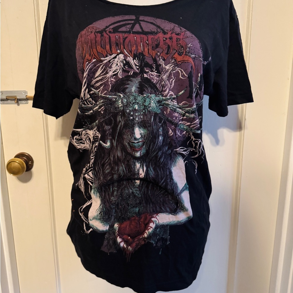 SOLD -Witchy Metal Band shirt